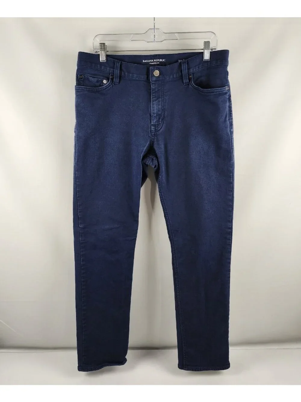 Banana Republic Pants Mens 34x31 Navy Blue The Traveler Slim Fit